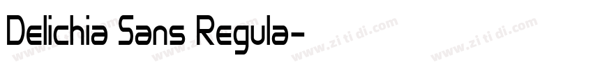 Delichia Sans Regula字体转换